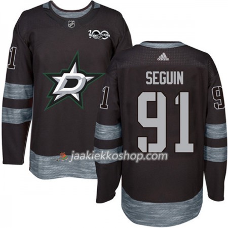 Miehille NHL Dallas Stars Pelipaita Tyler Seguin 91 1917-2017 100th Anniversary Adidas Musta Authentic